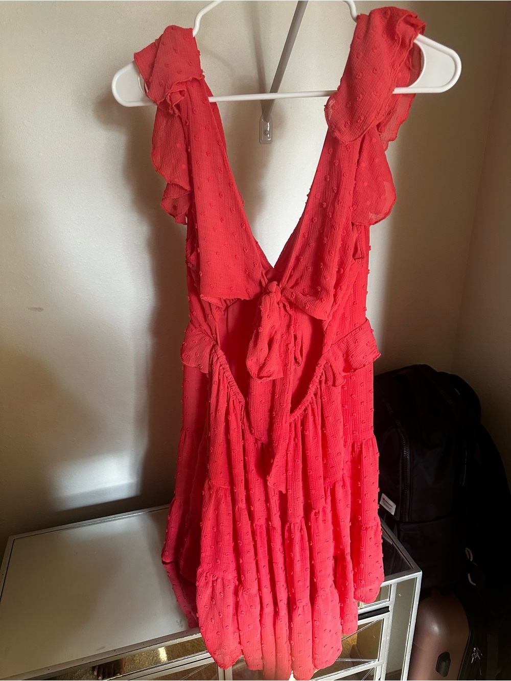 Francesca’s Carla Clip Dot Mini Dress - Picture 2 of 3